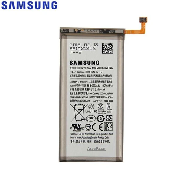 Servis Samsung S10 SM-BG973F Pil Batarya EB-BG973ABU - EB-BG973ABE ürün görseli 1
