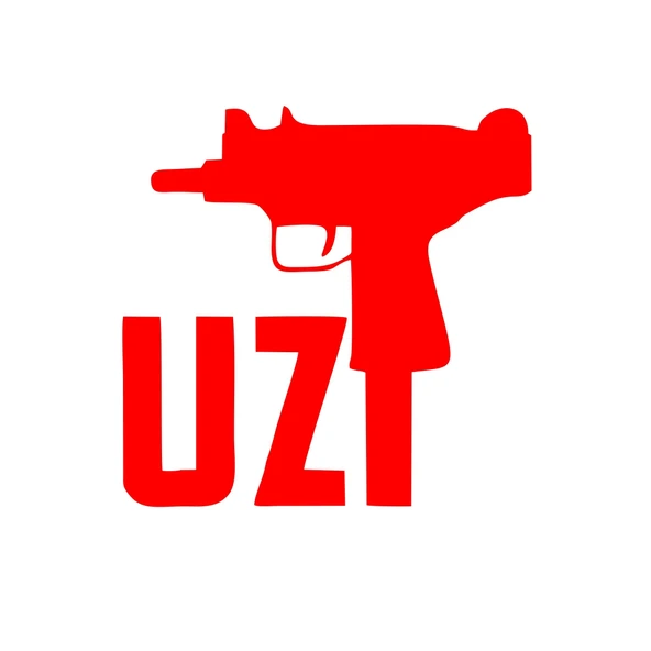 Uzi Araba Stickeri 17x17 Cm Kırmızı ürün görseli 1