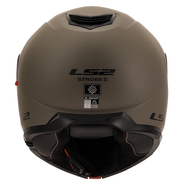 LS2 STROBE 2 MAT KUM KASK - Resim 5