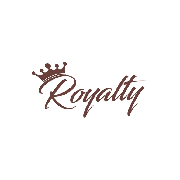 Royalty Araba Stickeri 17x17 Cm Kahverengi ürün görseli 1