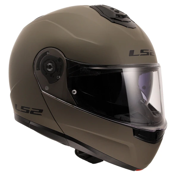 LS2 STROBE 2 MAT KUM KASK - Resim 2