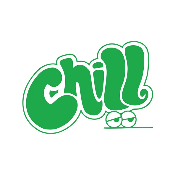 Chill Araba Stickeri 17x17 Cm Yeşil ürün görseli 1