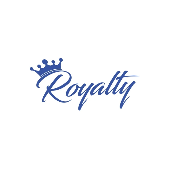 Royalty Araba Stickeri 17x17 Cm Mavi ürün görseli 1