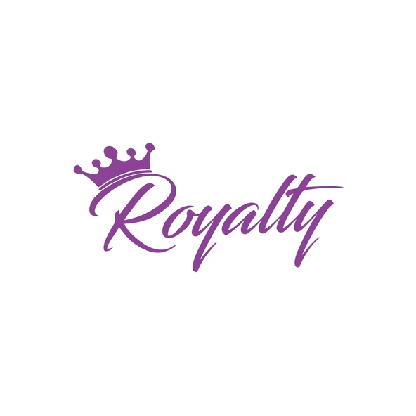 Royalty Araba Stickeri 17x17 Cm Mor ürün görseli 1