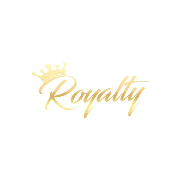 Royalty Araba Stickeri 17x17 Cm Gold ürün görseli 1
