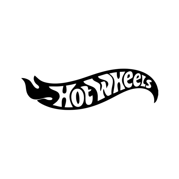 Hot Wheels Araba Stickeri 17x17 Cm Siyah ürün görseli 1