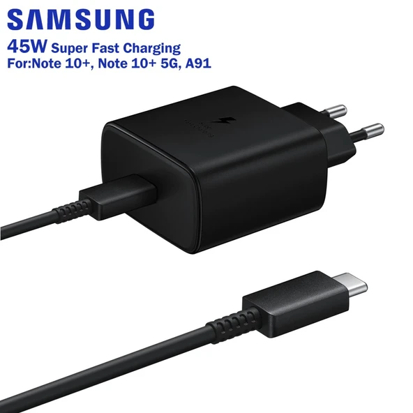 Samsung 45W Şarj Adaptörü ve 5A Type-c Kablo  EP-TA845 ürün görseli 1