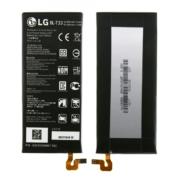 LG Q6 Pil Batarya BL-T33 ürün görseli 1
