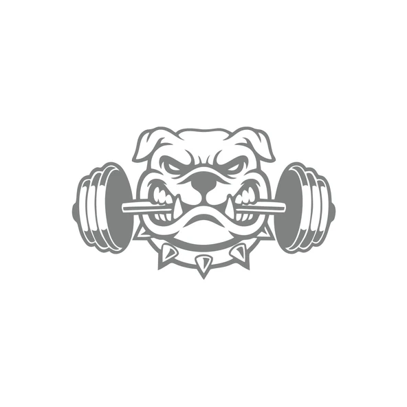 Bulldog Araba Sticker 17x17 Cm Gri ürün görseli 1