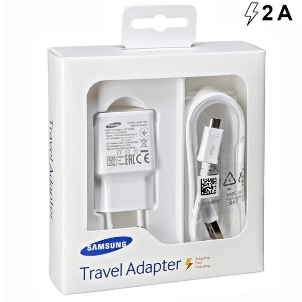 SAMSUNG ŞARJ ALETİ VE DATA USB KABLOSU ürün görseli 1