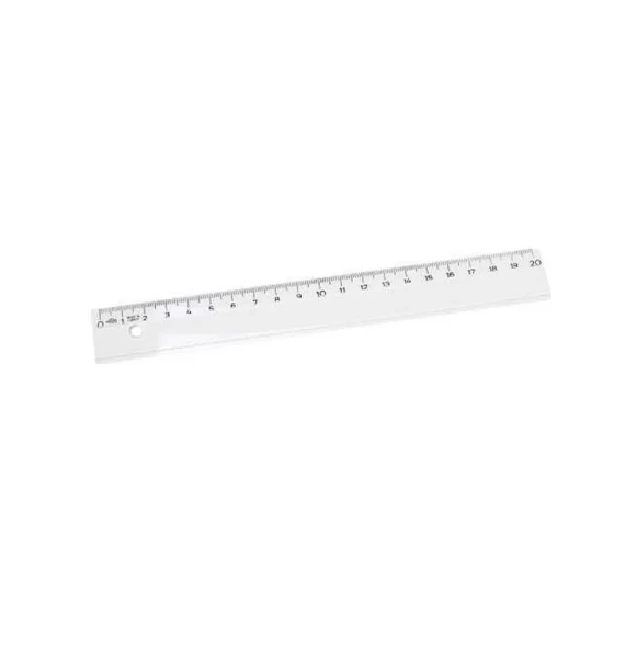 Şeffaf Plastik Cetvel 20cm ürün görseli 1
