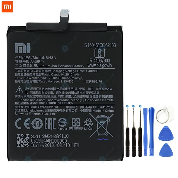 Xiaomi Redmi GO BN3A Pil Batarya ve Tamir Seti 2910 mAh ürün görseli 1