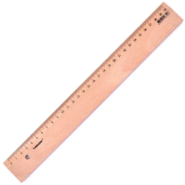 Yıldızlar / Hatas Tahta Cetvel 30cm ürün görseli 1