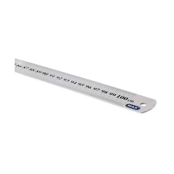 Mas Çelik Cetvel 100 cm - Resim 2