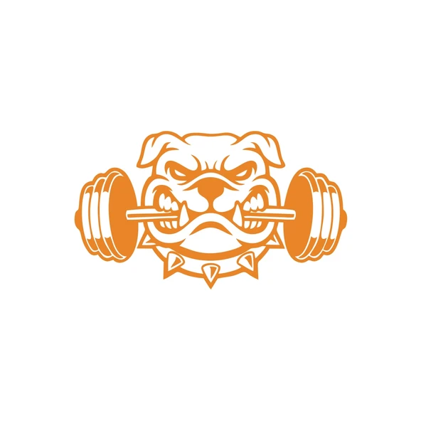 Bulldog Araba Sticker 17x17 Cm Turuncu ürün görseli 1