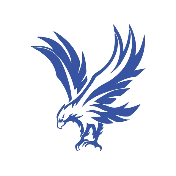 Kartal Araba Sticker 17x17 Cm Mavi ürün görseli 1