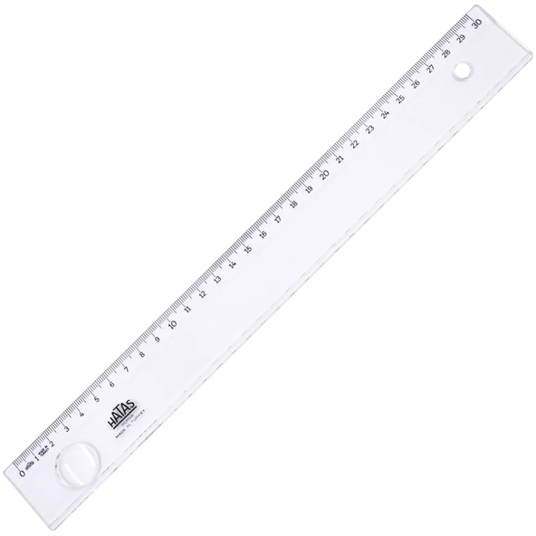 Hatas Mercekli Geniş Büro Cetveli 30 cm 0161 ürün görseli 1