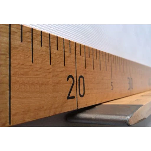 Ahşap Manifatura Cetveli Demirli 1 Metre (100 Cm) ürün görseli 1