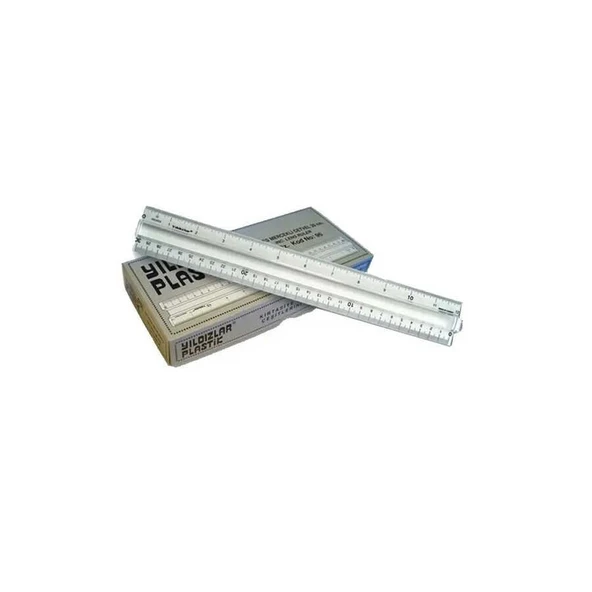 Yıldızlar Cetvel Inches Mercekli 30 cm ürün görseli 1