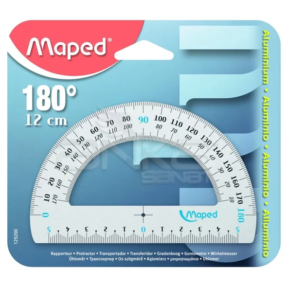 Maped Aluminyum İletki 12cm 180 Derece ürün görseli 1