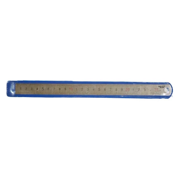 Mizy 25 cm Çelik Cetvel ürün görseli 1