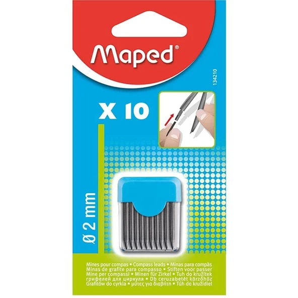 Maped Pergel Ucu 2mm 10lu ürün görseli 1
