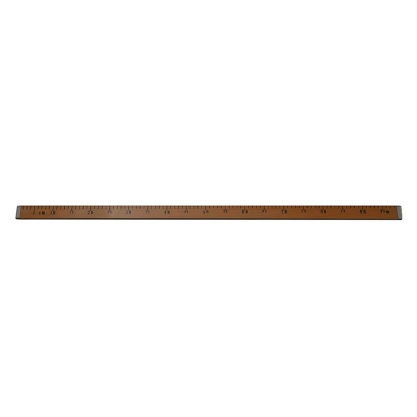 Ahşap Manifatura Cetveli Demirli 1 Metre (100cm) ürün görseli 1