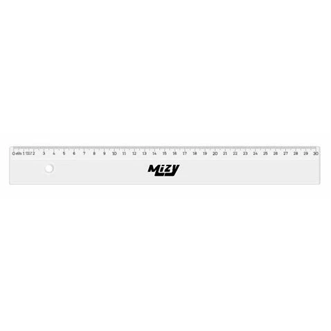 Şeffaf Plastik Cetvel 30cm ürün görseli 1