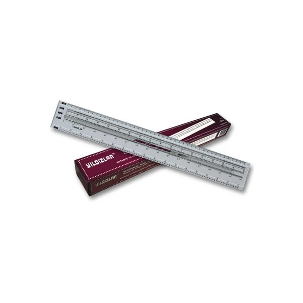 Yıldızlar Bilgisayar Program ve Büro Cetveli 43 cm - Resim 2