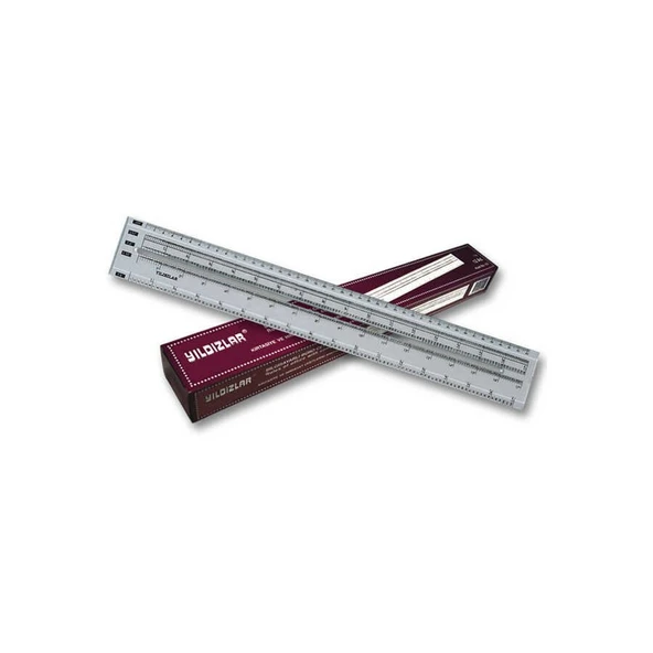 Yıldızlar Bilgisayar Program ve Büro Cetveli 43 cm ürün görseli 1
