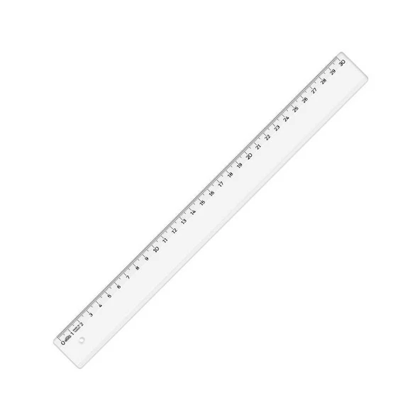 Hatas Fancy Geniş Plastik Cetvel Şeffaf Cetvel 30 cm ürün görseli 1
