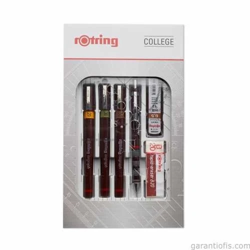 Rotring S0699370 İsograf Pergelsiz Rapido Kalem Set Kolej Set ürün görseli 1
