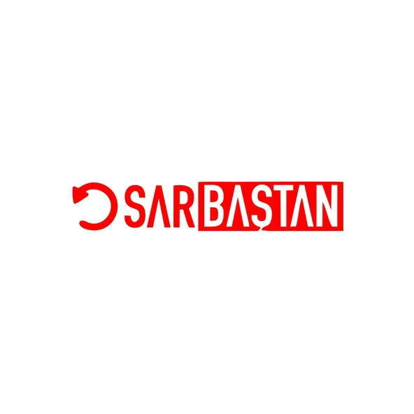 Sar Baştan Araba Sticker 17x17 Cm Kırmızı ürün görseli 1