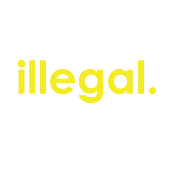 İllegal Araba Sticker 17x17 Cm Sarı ürün görseli 1