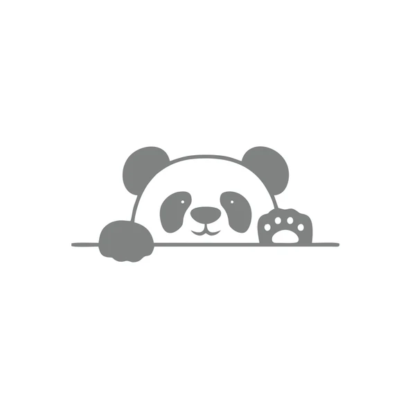 Panda Araba Sticker 17x17 Cm Gri ürün görseli 1