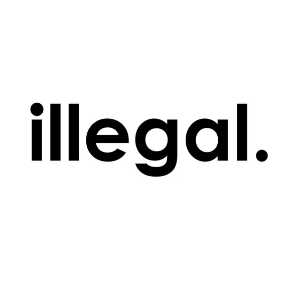 İllegal Araba Sticker 17x17 Cm Siyah ürün görseli 1