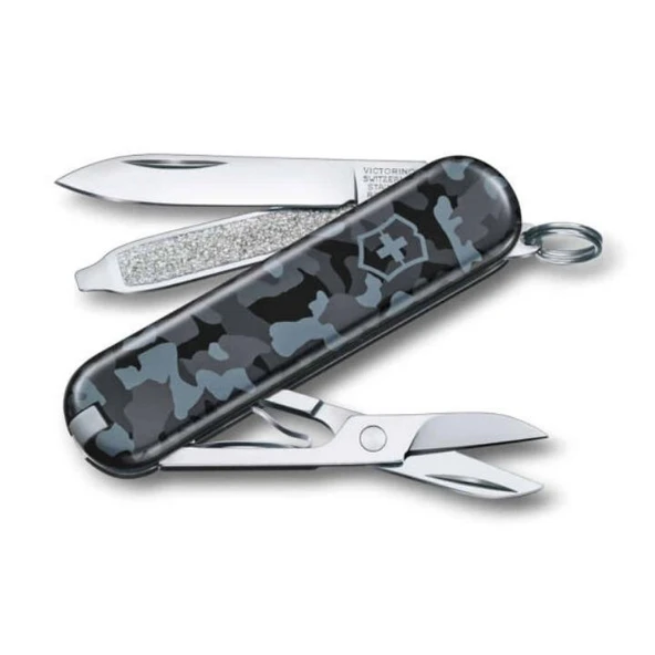 Victorinox   VT 0.6223.942 Çakı Klasik  58 Mm Lacivert Kamuflaj Çakı ürün görseli 1