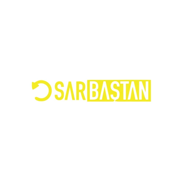 Sar Baştan Araba Sticker 17x17 Cm Sarı ürün görseli 1