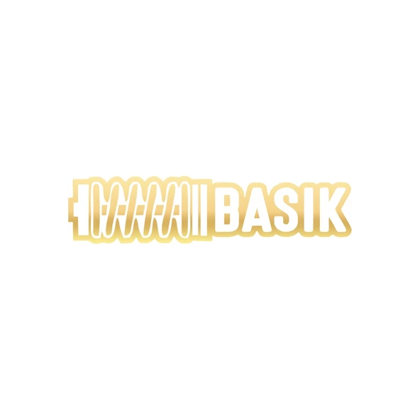 Basık Araba Sticker 17x17 Cm Gold ürün görseli 1