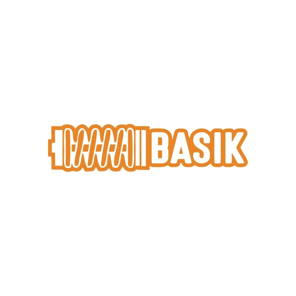 Basık Araba Sticker 17x17 Cm Turuncu ürün görseli 1