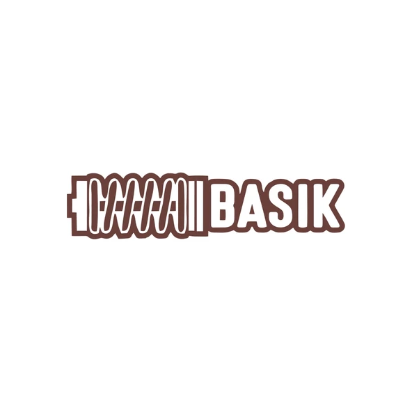 Basık Araba Sticker 17x17 Cm Kahverengi ürün görseli 1