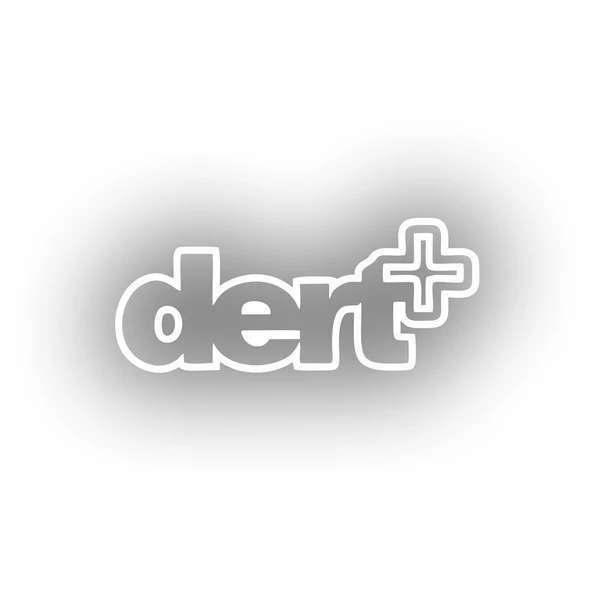 Dert+ Araba Sticker 17x17 Cm Beyaz ürün görseli 1