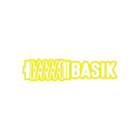 Basık Araba Sticker 17x17 Cm Sarı ürün görseli 1