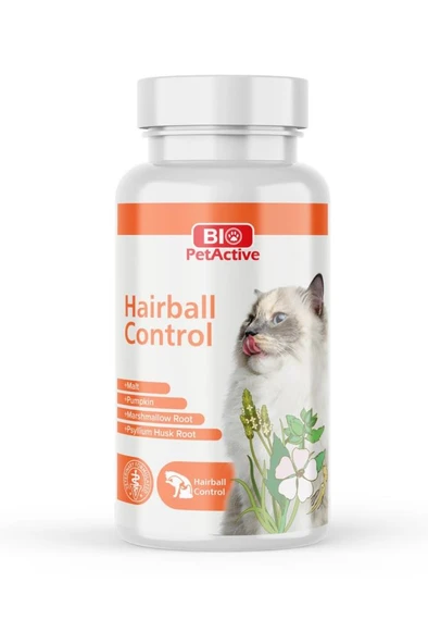 Bio Pet Active Hairball Control Tüy Yumağı Önleyici Kedi Tableti 90tb ürün görseli 1
