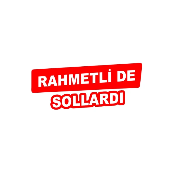 Rametli de Sollardı Araba Sticker 17x17 Cm Kırmızı ürün görseli 1