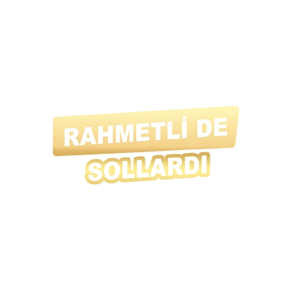 Rametli de Sollardı Araba Sticker 17x17 Cm Gold ürün görseli 1