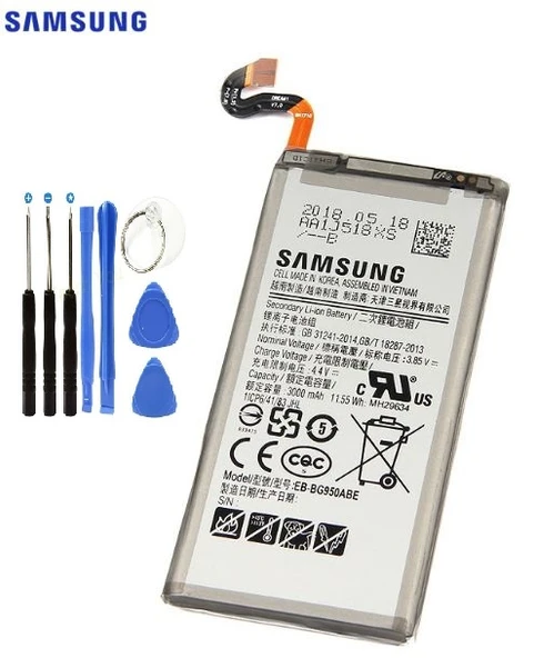 Samsung S8 Batarya Pil EB-BG950ABE +Tamir Setİ - Resim 2