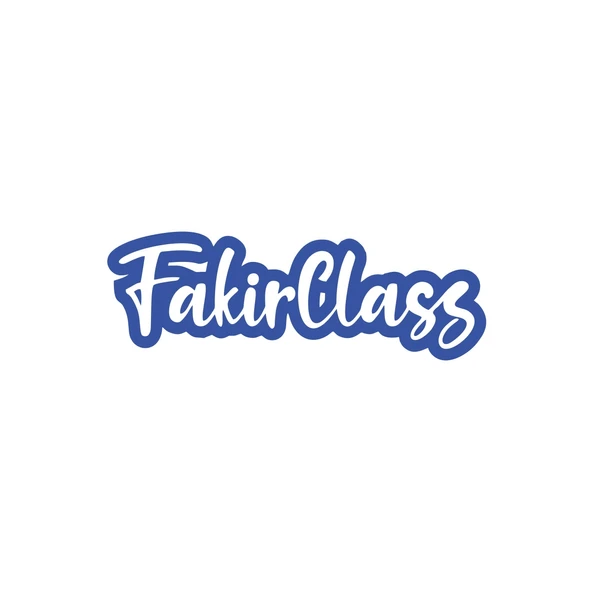 Fakir Class Araba Sticker 17x17 Cm Mavi ürün görseli 1