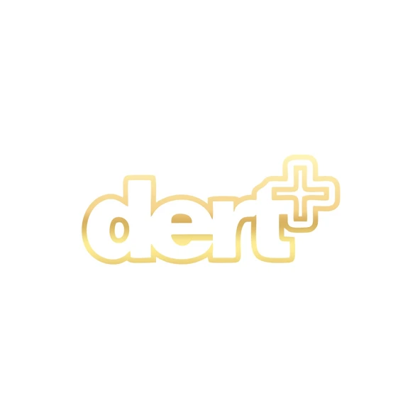 Dert+ Araba Sticker 17x17 Cm Gold ürün görseli 1