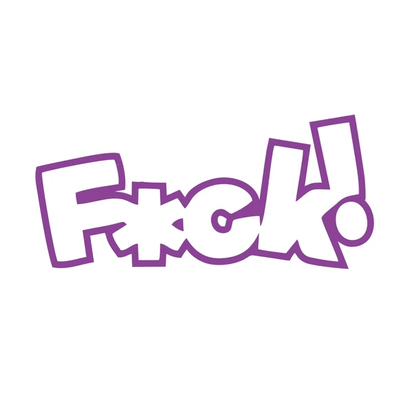 F*ck Araba Sticker  17x17 Cm Mor ürün görseli 1